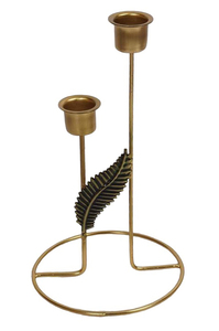 Bougeoir en laiton de conception dorée support décoratif fait à la main pour bougeoir de Noël et de festival - Product Image 3