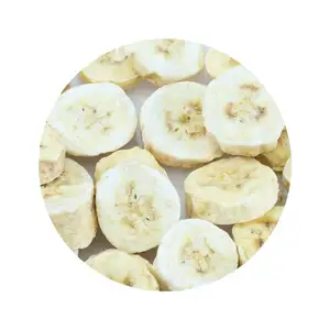 Made In Italy Bulk Wholesale Nutrient Natural Crunchy Healthy Snack Freeze Dried Banana Slices