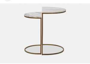 Juego de mesa lateral ajustable de forma Rectangular de hierro contemporáneo personalizado, 2 uds., muebles de sala de estar reales, mesas de centro - Product Image 4