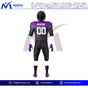 Uniforme de fútbol americano de diseño personalizado para hombre, conjunto completo de pantalones de Jersey de equipo, traje transpirable de secado rápido por sublimación OEM al por mayor - Product Image 5