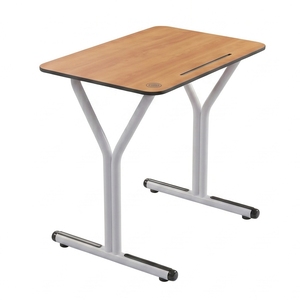 Escritorio Escolar Moderno con Silla Morada, Superficie de Madera, Diseño Duradero para Aula y Uso Comercial - Product Image 2