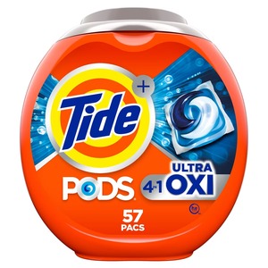 Tide Oxi Boost detergente para ropa Power Pods con quitamanchas 45ct - Product Image 3