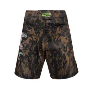 Pantalones Cortos de MMA Blancos de Diseño Personalizado GREEN HILL, Ropa de Poliéster Elástico para Grappling y BJJ para Gimnasio, Sublimados (10503) - Product Image 4