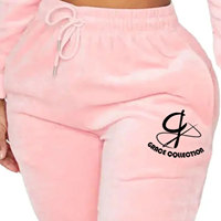 Ensemble de survêtement crop top à capuche pour femme 2025, 100 % coton écologique, coupe ajustée, motif uni, personnalisable, marque privée