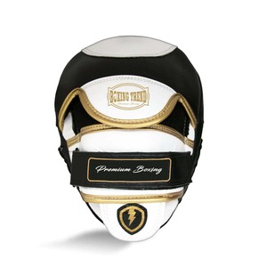 เป้าซ้อมมวยหนังวัวและหนัง PU สำหรับต่อยมวยมวยไทยเตะคาราเต้-quty mitt โฟกัส - Product Image 3