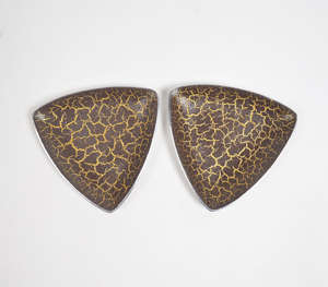 Ensemble d'assiettes à Pizza en Aluminium texturé émaillé personnalisé de 2 fabricants grossistes - Product Image 3