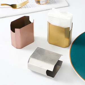 Offre spéciale Porte-serviettes carré en métal multicolore de luxe Prix de gros pour la maison et la cuisine de l'Inde - Product Image 2