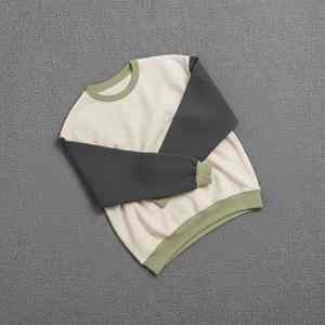Sudadera de Cuello Redondo para Hombre, de Alta Calidad, para Invierno, Lisa, de Algodón/Poliéster, Transpirable, Cómoda, Elegante, con Hombros Caídos - Product Image 5
