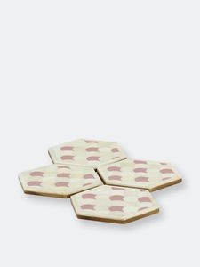 2026 Custom Resin Inlay Coasters Pads Mats Wholesale <b>Coffee</b> Pads Antique Design Bone Inlay <b>Coffee</b> Coaster at Star Crafts India - Product Image 4