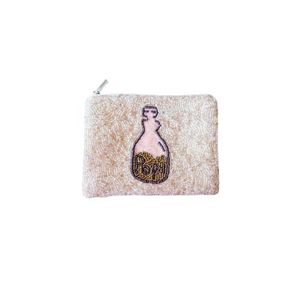 Cute Square Coin Purse With Colorful Star Applique Zipper Closure Unisex Nonwoven Felt Pouch Daily Use Geometric Pattern - Product Image 2