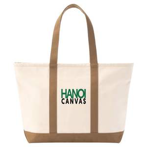 Sac fourre-tout en toile écologique haute capacité imprimé sur mesure poignée en coton réutilisable robuste fermeture à l'épaule Shopping - Product Image 3