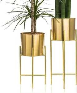 Decoración de fiesta de Navidad para boda, macetas de flores de nuevo estilo, maceta de flores de Metal con acabado personalizado - Product Image 5