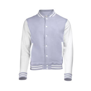 Chaqueta Bomber Varsity Reversible de Cuero con Cuello Alto y Bordado de Logotipo Personalizado de Alta Calidad para Hombre, Mangas Regulares - Product Image 1