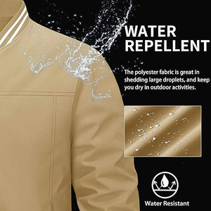 <b>Men's</b> <b>Jacket</b> Lightweight Bomber <b>Jacket</b> Zip up Windbreaker <b>Casual</b> Spring Fall <b>Jackets</b> With Pockets - Product Image 4