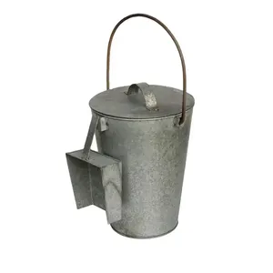 Conception galvanisée Nouvelle poubelle faite à la main Poubelle pour tous les poubelles d'intérieur Panier de rangement Boîte en filet métallique de haute qualité - Product Image 1