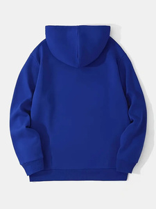 Jersey de invierno de calidad superior para hombre Sudadera con capucha de lana Diseño de nuevo estilo con patrón de impresión Básicos ligeros, mezcla de algodón - Product Image 4