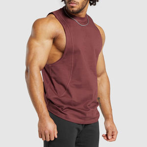 Haute qualité adulte taille sans manches Slim Fit hommes formation Fitness débardeurs en gros musculation maillots - Product Image 2