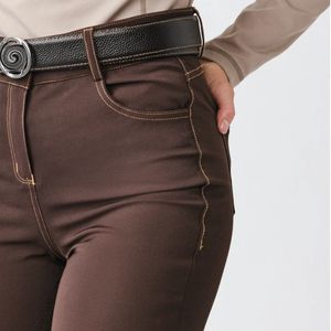 Impresionantes pantalones ecuestres para mujer Asiento completo Durable Estirable Elegante ajuste personalizado a granel Venta al por mayor Pantalones de montar a caballo - Product Image 6