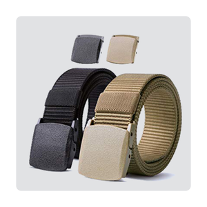 Cinturón táctico de nailon OEM, diseño informal, plástico de liberación rápida para hebilla ajustable para senderismo al aire libre, proveedor mayorista a granel - Product Image 4