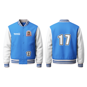 Veste universitaire coupe-vent personnalisée de haute qualité OEM 2025 avec logos brodés, corps en toile, commandes en gros, faible MOQ, marque privée - Product Image 2