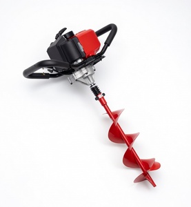 Taladro de tierra profesional a gasolina de 36 cc – Perforadora de postes de la serie Elite para dos personas – Perforadora industrial de alto torque para cercas - Product Image 4