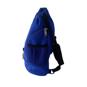<b>Drawstring</b> <b>Backpack</b> Durable Portable Rucksack Sports Gym With Zipper Custom Logo - Product Image 3