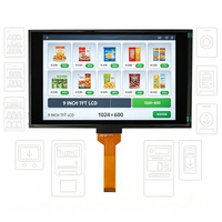 Écran LCD TFT 9 pouces, résolution 1024 x 600, interface MIPI 30 broches pour équipement industriel/appareils électroménagers intelligents