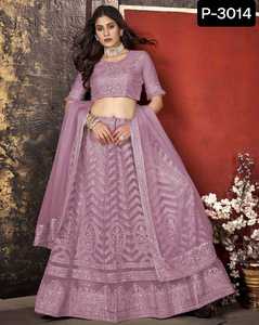 คอลเลคชั่นบอลลีวู้ดคุณภาพสูงพิเศษ Lahenga choli ล่าสุดสำหรับงานแต่งงาน lehenga กับเสื้อทำงานหนักและชุด dupatta - Product Image 6