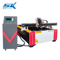 Machine de découpe au plasma automatique de tôle de fer en aluminium d'acier au carbone CNC