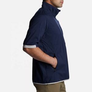 เสื้อสเวตเตอร์สวมหัวมีซิปสำหรับผู้ชายเสื้อกีฬาแขนยาวเสื้อสวมหัวเข้ารูปมีซิปสำหรับ1/4ออกแบบโลโก้ได้ตามต้องการ - Product Image 5