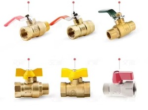 TKFM Dn8 Pezón roscado externo macho 40g Longitud 46mm Válvula de bola Pagoda de latón Potencia manual para agua OEM personalizable - Product Image 4