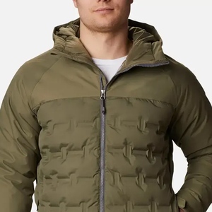 เสื้อแจ็คเก็ตขนเป็ดบุฟองน้ำสำหรับผู้ชายเสื้อโค้ทแนวสตรีทให้ความอบอุ่นในฤดูหนาวเสื้อโค้ทกันลมออกแบบโลโก้ได้ตามต้องการ - Product Image 6