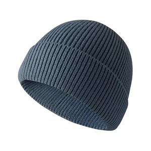 Nuevos sombreros de invierno de dos tonos Unisex con forro de piel para hombres y mujeres, gorro cálido a la moda, gorros informales de punto de invierno - Product Image 5