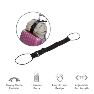 Durable <b>Elastic</b> Webbing Luggage Fastening <b>Belt</b> 50mm PP Material Strong Heavy-Duty Safety Accessory for Bags Handbags Suitcases - Product Image 3