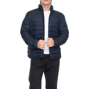 Veste matelassée surdimensionnée pour homme, veste d'hiver en duvet, coupe-vent personnalisé, veste matelassée en duvet solide pour homme, OEM Designer - Product Image 2