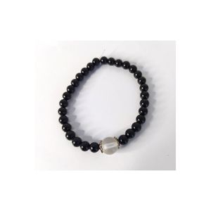 Bracciale in pietra naturale Chakra elastico Love Lover coppia bracciale Unisex Yoga Energy bracciale