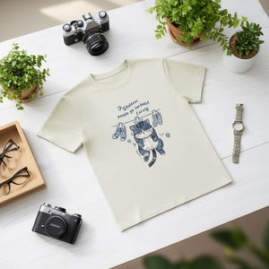 T-shirt Unisex 100% Cotone 210GSM Vestibilità Casual Oversize con Stampa DTG e Logo Frontale - Abbigliamento Compresso - Product Image 3
