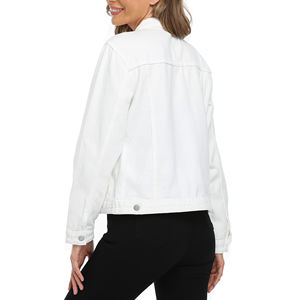 Nouvel arrivage le plus vendu grande taille personnalisé multicolore tricoté respirant hiver veste en jean coupe ample pour femmes de haute qualité - Product Image 5