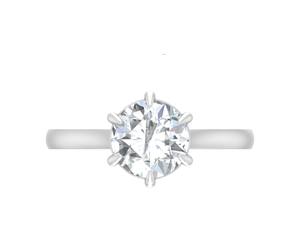 Igi ได้รับการรับรอง10K 14K 18K สีขาว/เหลืองทอง VVS Moissanite eernity Ring สำหรับงานหมั้นงานแต่งงานและปาร์ตี้ - Product Image 1