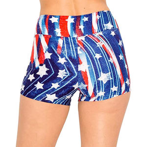 Entraînement Yoga Wear Tissu Respirant Femmes Coton Shorts Votre Propre Logo Conception Sublimation Impression Femmes Porter Des Shorts - Product Image 4