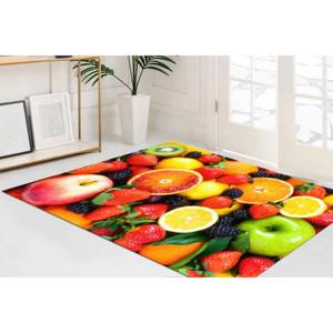 Alfombra Estampada Vibrante, Diseño de Frutas, Decoración de Cocina y Verano, Alfombra Suave No Tejida - Product Image 5