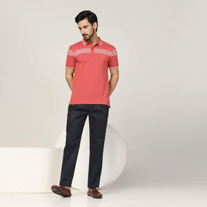 Camiseta de Golf Casual de Manga Corta para Hombre, 100% Algodón Tejido, con Logotipo Impreso Digital Personalizado en la Parte Delantera, de Secado Rápido, Directo de Fábrica - Product Image 2