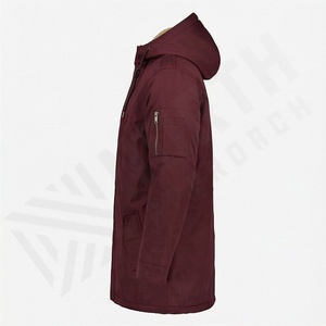 Nouvelle veste parka classique à capuche pour homme confortable 2025, parka personnalisable de qualité supérieure - Product Image 3