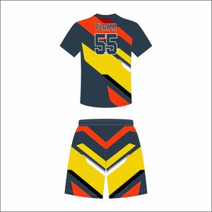 Professional Design Men's Soccer Jersey Set Custom New <b>Model</b> with Latest Designs 100% Polyester Professional Uniform - Product Image 3