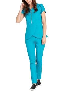Uniforme de hospital de alta calidad estilo tulipán con botón de bolsillo doble de nuevo diseño para enfermeras y médicos con logotipo personalizado uniformes de enfermería - Product Image 1