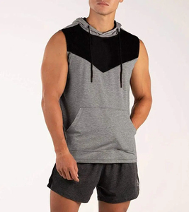 Vêtements Vêtements de sport à séchage rapide T-shirts à capuche pour hommes à haute élasticité T-shirts à capuche pour hommes multicolores Vente en gros - Product Image 1