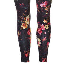 Pantalones de Yoga de cintura media gruesos personalizados con bolsillos, mallas de yoga para correr con control de barriga para mujer - Product Image 6