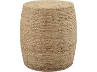 Poufs ronds lavables et faciles à déplacer pour la décoration intérieure, dernière tendance Pouf rond en jute et polyester Pouf pouf moderne