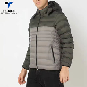 New Design <b>Men</b> Winter <b>Thin</b> Bubble <b>Jacket</b> with Stand Collar High Street Style Long Sleeve Polyester/Nylon Material - Product Image 3