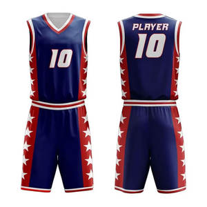Uniforme de basket-ball unisexe de Service OEM à bas quantité minimale de commande nouvelle qualité nom d'équipe personnalisé uniforme de basket-ball de Sublimation imprimé - Product Image 6